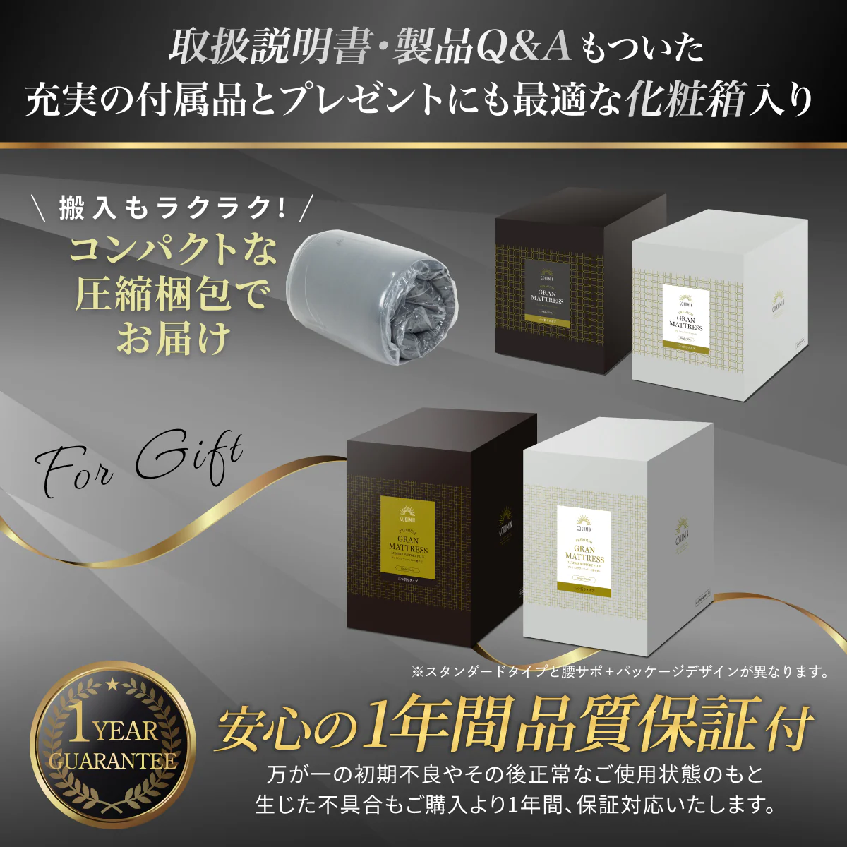 【腰をしっかりサポートする寝心地】プレミアムグランマットレス腰サポ+<三つ折り> - Image 19