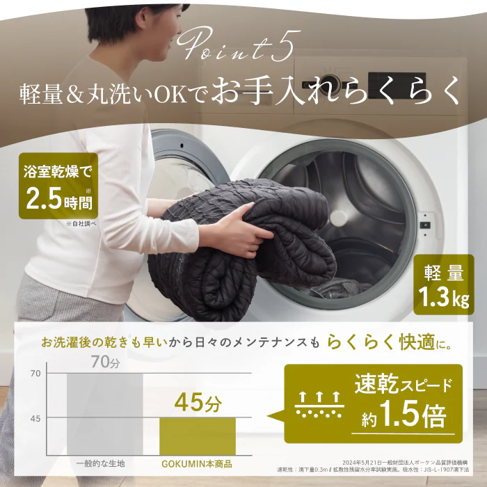 【ひんやり しっとり ストレスフリーな肌掛け布団】ふわとろクレープケット - Image 16