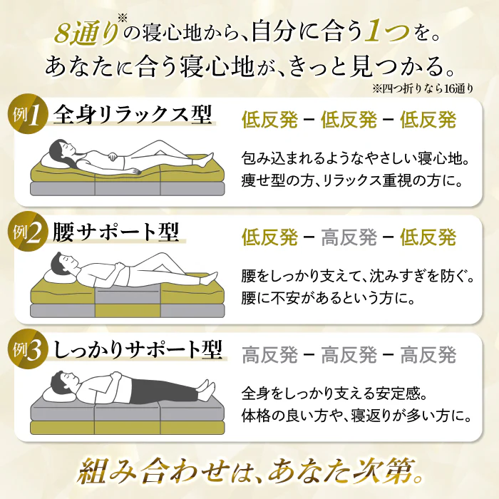 【低反発と高反発×2層で自分仕様の寝心地へ】プレミアムハイブリットマットレスNEO - Image 5