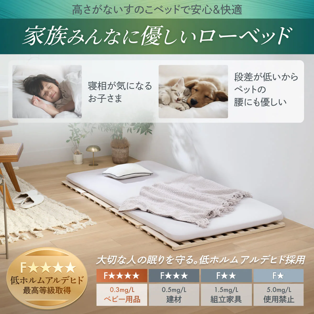 【1枚敷くだけで湿気対策】桐すのこマット - Image 10