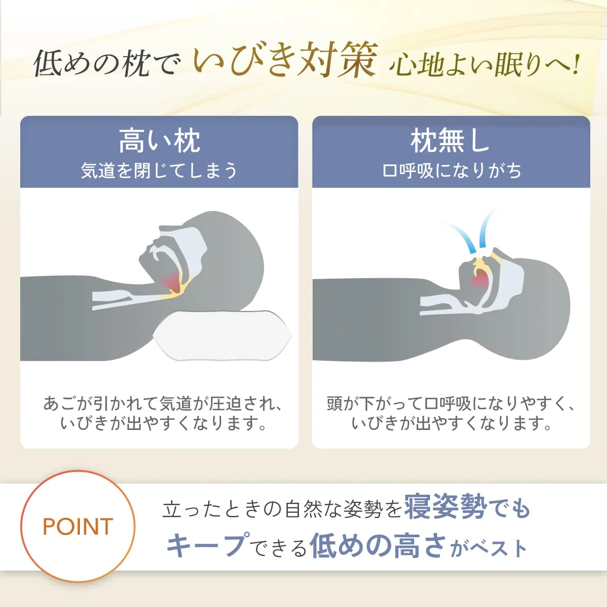 【極低まくらでどんな寝方も快適】ベーシックローピロー - Image 19