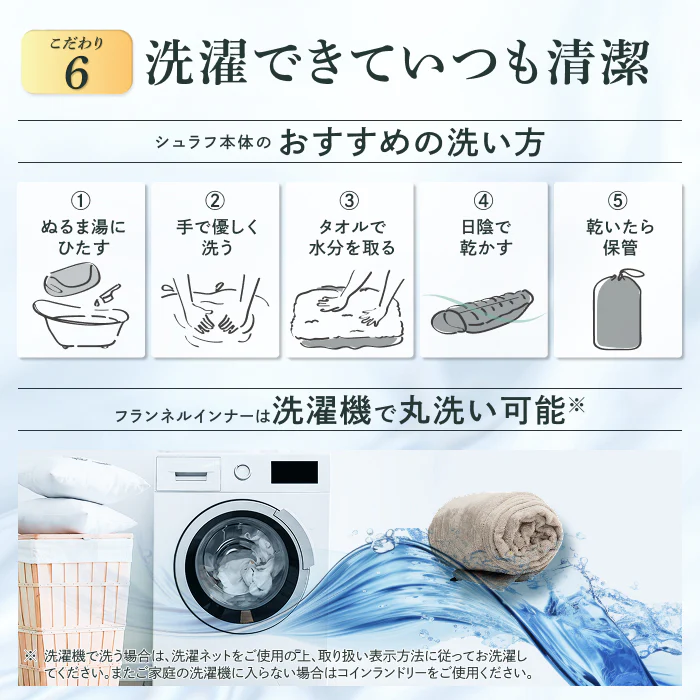 【外でも自宅級の寝心地を実現、1枚で通年快適】GOKUMINプレミアムダウンシュラフ - Image 17