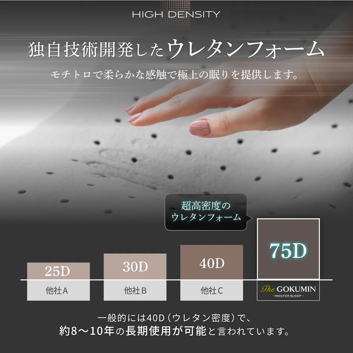 【低反発を超えた贅沢もっちり ムレにくい極上の寝心地】極・低反発枕 - Image 14