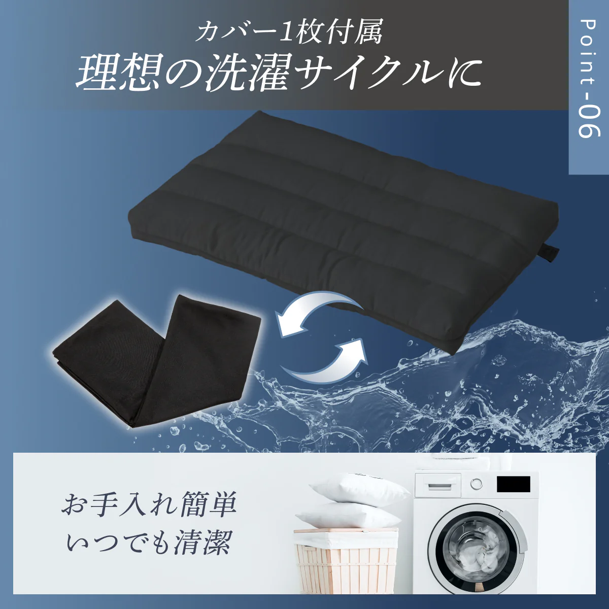 【枕がいらない人のための枕®】天使のわたもこローピローNEO - Image 11