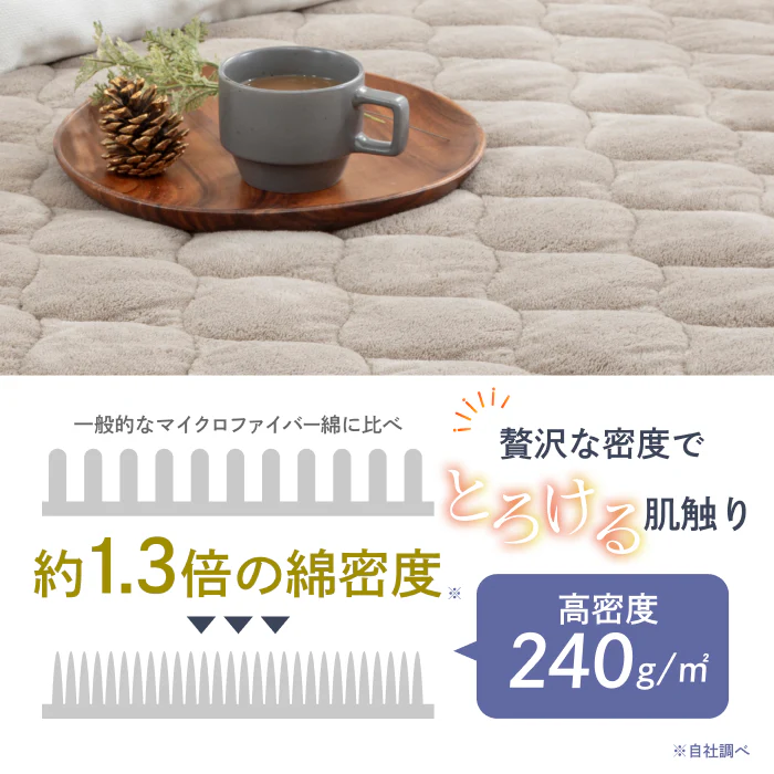 【リバーシブル仕様】Lite マイクロファイバー敷きパッド - Image 8