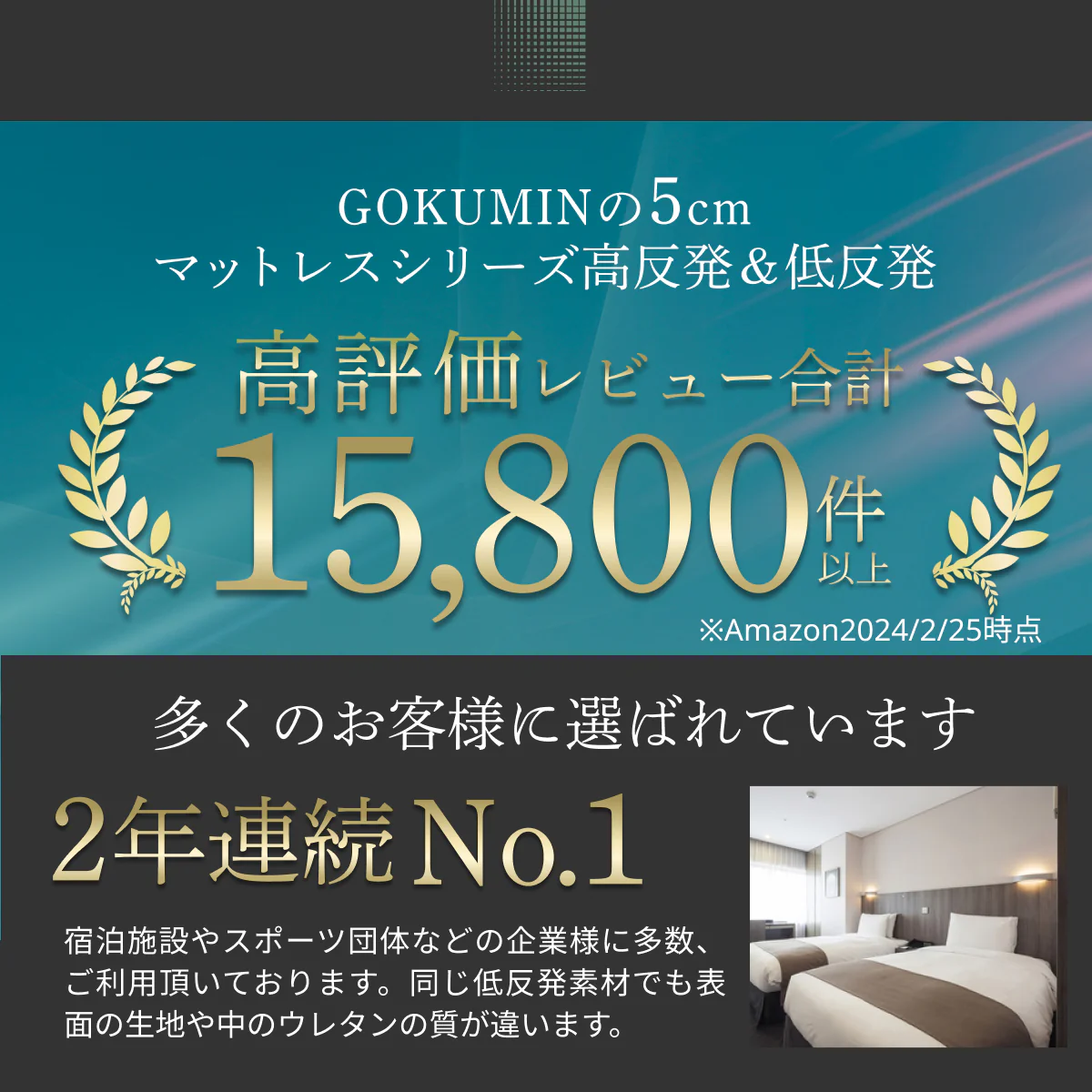 【柔らかさ×身体の負担軽減を実現 穴あき加工で高通気】G-Purフィット低反発マットレス - Image 12