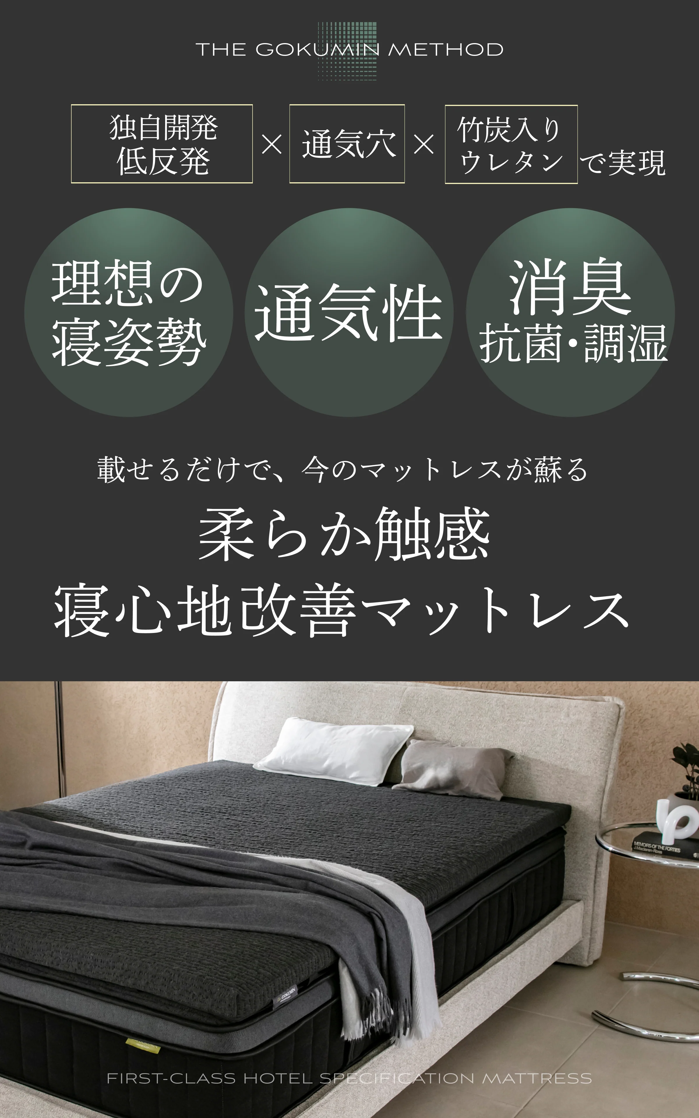 【柔らかさ×身体の負担軽減を実現 穴あき加工で高通気】G-Purフィット低反発マットレス - Image 9